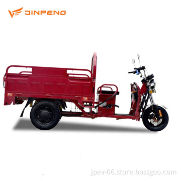 Jinpeng JL150 Vendite di fabbrica COC CEEC Certificato Triciclo elettrico Triciclo elettrico Triciclo Bigta per consegna di carico